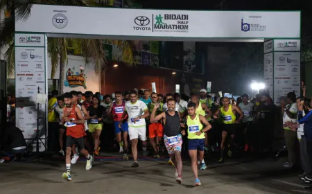 Toyota Bidadi Half Marathon Held on Sunday, March 23