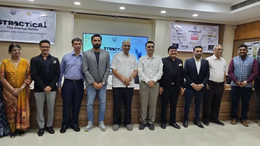 National-Level Startup Competition ‘Stractical 2025’ Held Successfully at Sarvajanik University