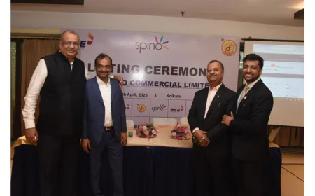 Spinaroo Commercial Makes a Grand Debut on the BSE SME Board