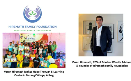 Varun Hiremath Ignites Hope Through E-Learning Centre in Narangi Village, Alibag