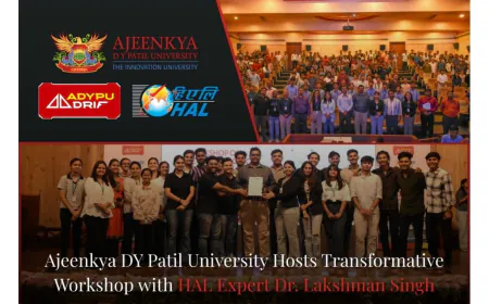 Ajeenkya DY Patil University Hosts Transformative Workshop with HAL Expert Dr. Lakshman Singh