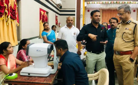 Jijau Foundation Organizes Free Mega Health and Eye Check-up Camp for Thane Police Force and Their Families