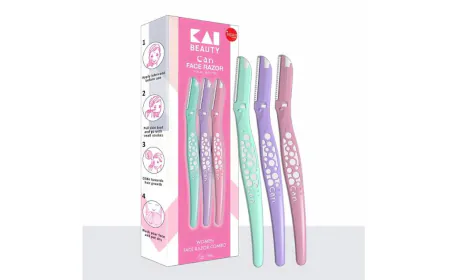 Experience Smooth Facial Hair Removal with KAI’s Innovative CAN Face Razor