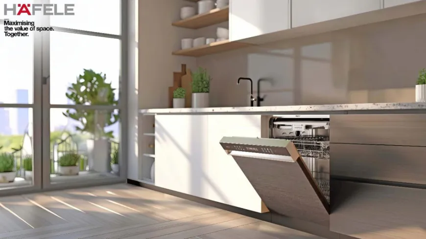 Hafele’s Valeriya Dishwasher with UV Disinfection