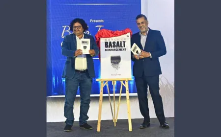 Famous writer Chetan Bhagat Launches World of Basalt Reinforcement by Mahesh Kumar Jogani