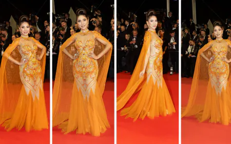 Mamta Parvez Khan Shines on the Red Carpet at the 78th Cannes Film Festival
