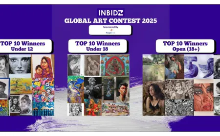 InBidz Global Art Contest 2025 Announces Top 10 Winners in All Age Categories