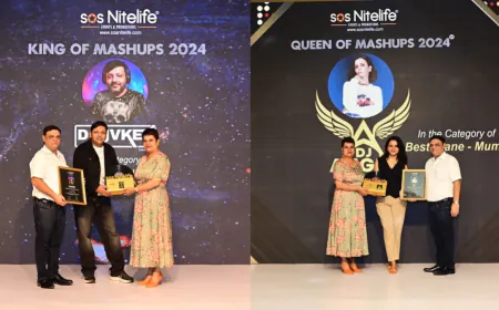 SOS Nitelife – honours King of Mashups and Queen of Mashups – Best DJ’s and Djane’s Pan India 2024