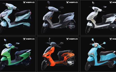 Warivo Motors Powers Ahead with 6 New Electric Scooters Starting at INR 44,999, Targets Every Indian Commuter