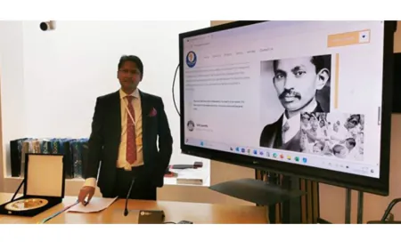 Gandhian Ethos Echoed in Scottish Parliament: Peace Society Celebrates Legacy and Progress