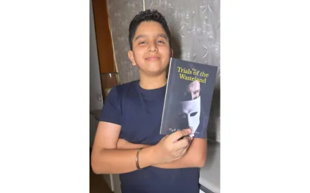 Teen Prodigy Tegh Munjral Kalra Debuts with Gripping Novel -The Trials of the Wasteland