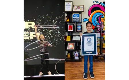 7-Year-Old Sinaya Biyani Breaks Guinness World Record with 101 Hula Hoop Rotations in 30 Seconds!