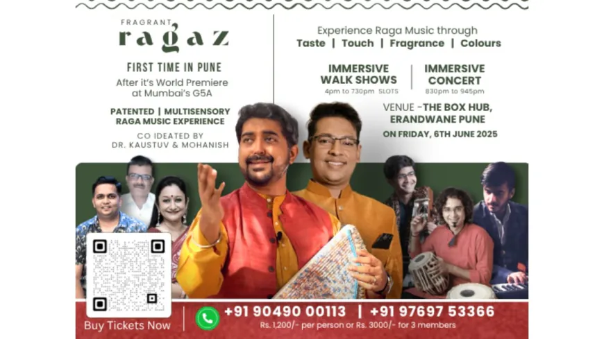 Fragrant Ragaz Set to Enchant Pune: A First-of-Its-Kind Multi-Sensory Raga Experience