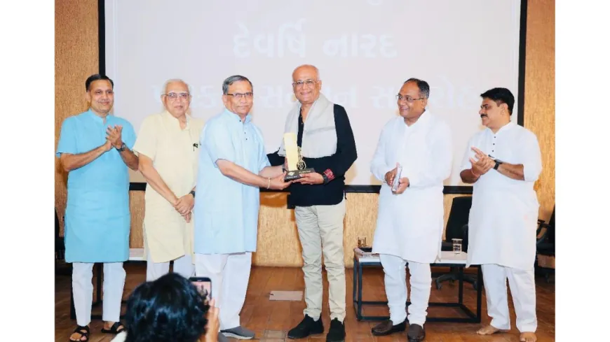 Veteran Journalist Krishnkant Unadkat Honoured with Devarshi Narad Journalist Award