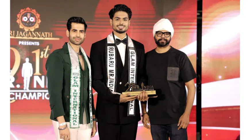 Manjoy Bhattacharya Crowned Rubaru Mr. India Glam International 2025: A Rising Star with a Purpose