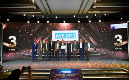 Aye Finance Ranked 3rd in India's Best Companies to Work 2025 by GPTW