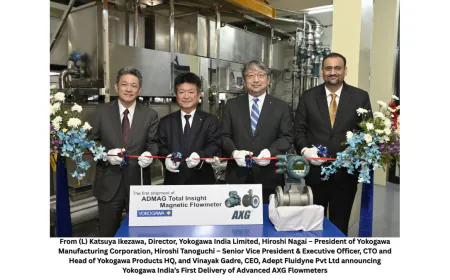 Yokogawa India Announces First Delivery of Advanced AXG Flowmeters in Pune