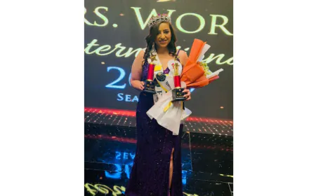 Fatemeh Amirbeygi Crowned Mrs. World Peace 2025 and won the subtitle Goodwill Ambassador (Ravishing) at Mrs. World International Season 3