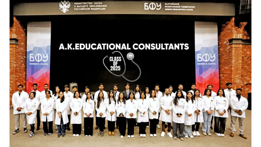 Third MBBS batch of A.K.Educational Consultants graduates from renowned Immanuel Kant Baltic Federal University