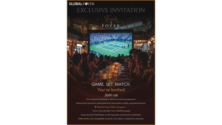 Experience the Grand Slam Like Never Before at Global Foyer’s Cabana-Themed Wimbledon Screening