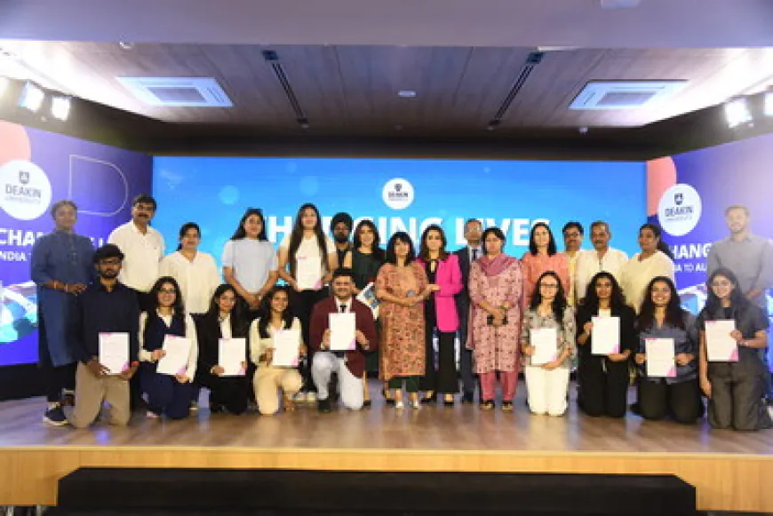 Future Leaders Chosen: Deakin University awards prestigious Vice Chancellor's Meritorious 100% Scholarships worth INR 60 million to 10 Indian students