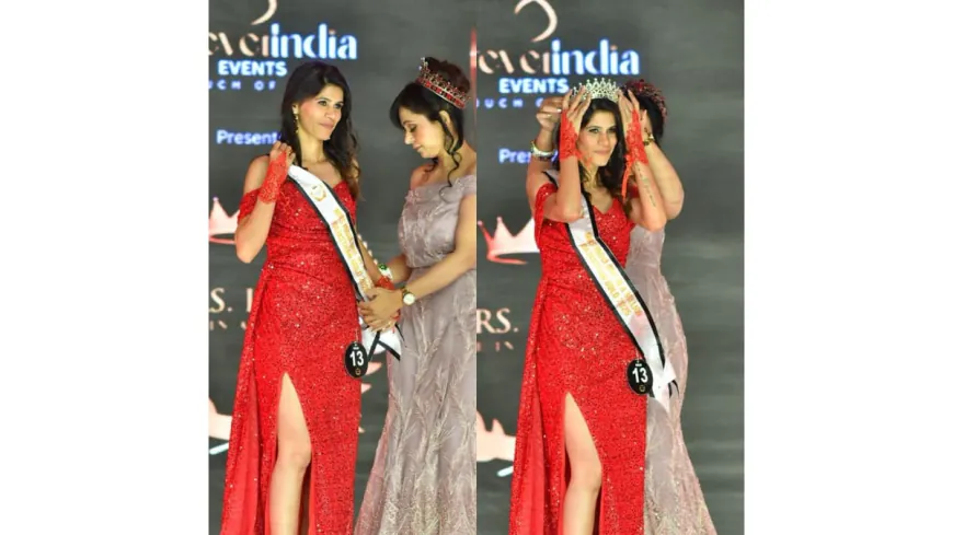 Deeksha Chauhan won the title of Mrs. Rajasthan 2025 and Mrs. Beautiful Eyes 2025 at Mrs india One in a Million 2025