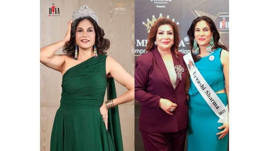 Urvashi Sharma Crowned Mrs. Timeless Beauty – Silver Category | Diva Pageants Mrs. India 2025