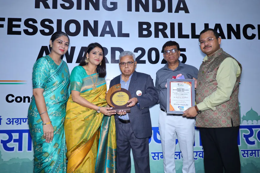 Dr. Sailen Kumar Chaudhuri Receives Professional Brilliance Award at Constitution Club of India
