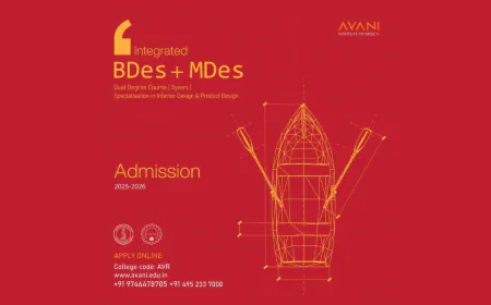 Avani Institute of Design Introduces Five-Year Integrated B.Des–M.Des Dual Degree Program