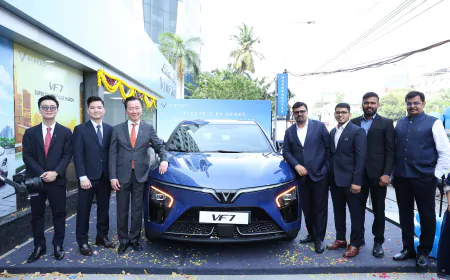 VinFast Inaugurates its Biggest Showroom in India, Located in Chennai, Tamil Nadu