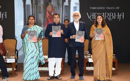 Coffee Table Book 'Threaded Tales of Vidarbha' Launched to Celebrate Region's Textile Heritage