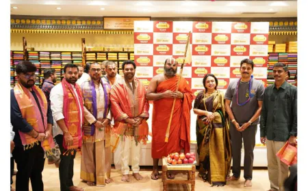 Kanchipuram Varamahalakshmi Silks Celebrates Grand Opening of Showroom in the Holy City of Tirupati