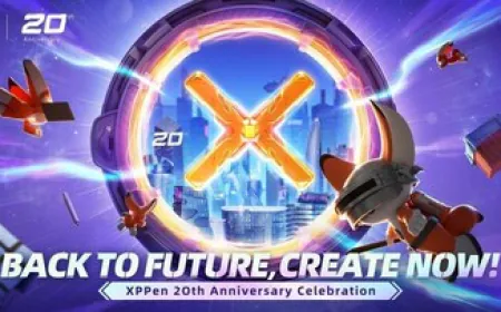 XPPen Celebrates 20th Anniversary with "Back to Future, Create Now!"