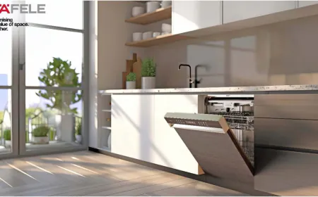 Hafele’s Valeriya Semi-Integrated Built-In Dishwasher