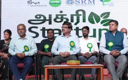 “India is the agriculture powerhouse”, Mr. Narendra Kumar, Cholamandalam Investment, at Agri Startup Festival 2.0 – SRMIST