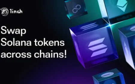 1inch pioneers Solana cross-chain swaps, unlocking seamless interoperability