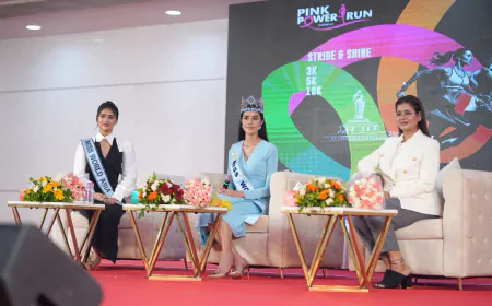 Sudha Reddy, Miss World 2025 Opal Suchata Chuangsri & Miss Asia 2025 Krishnah Gravidez inaugurate Breast Cancer Screening Centre for rural women in Dokiparru