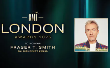 GRAMMY, BRIT AND IVOR AWARD-WINNING PRODUCER AND SONGWRITER FRASER T. SMITH TO BE HONOURED WITH THE BMI PRESIDENT'S AWARD AT THE 2025 BMI LONDON AWARDS
