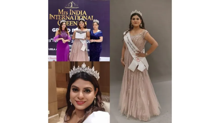 Gurugram’s Jayeeta Sinha Crowned ‘The Most Stylish Diva’ Title Winner at Mrs India International Queen – A Journey of Style, Strength, and Purpose