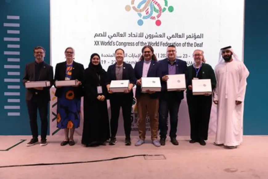 Abu Dhabi Set to Host First World Deaf Congress in the Middle East, Reveals Winning Logo by Jordanian Deaf Artist