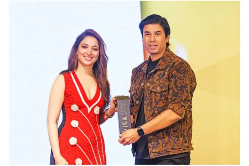 Tamannaah Bhatia Felicitates Gospel Music Maestro Dr. Amit Kamle for His Outstanding Contribution to Gospel Music