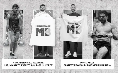 HYROX Mumbai 2025: MuscleBlaze Athletes Dominate with Record-Breaking Wins