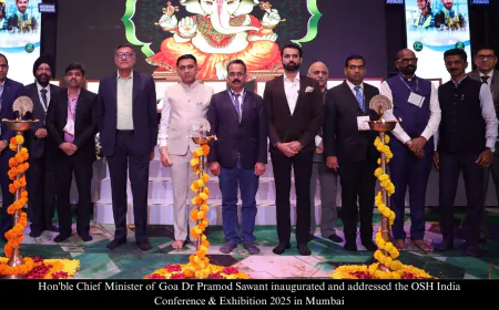 Occupational Safety is a Moral Responsibility, Not Just Compliance: Goa CM Dr. Pramod Sawant at OSH India 2025