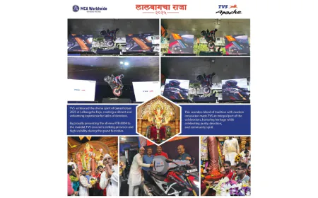 TVS Accelerates Festive Spirit at Lalbaugcha Raja Ganeshotsav 2025