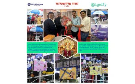 Signify Lights Up Devotion with Ecolink Fans at Lalbaugcha Raja Ganeshotsav 2025