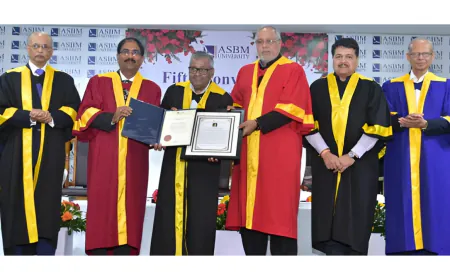 Ravindra Chamaria Receives Honorary Doctorate from ASBM