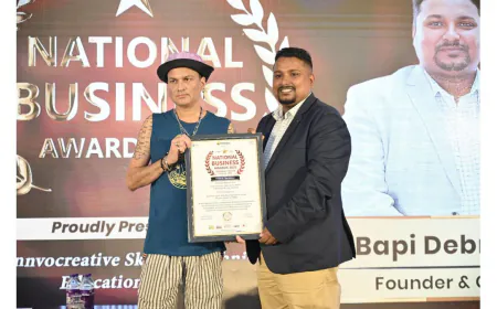 Bapi Debnath’s Innovocreative Skills and Technical Education Pvt. Ltd. Awarded Best Emerging Skill Development Organization in North East India