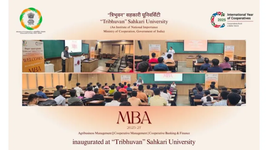 History Created in Anand, Gujarat: The “Tribhuvan” Sahkari University Inaugurates Cohorts of Three New MBA Programs
