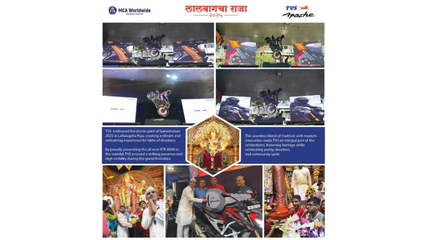 TVS Accelerates Festive Spirit at Lalbaugcha Raja Ganeshotsav 2025