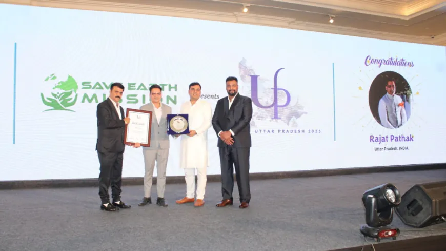 “Shri Rajat Pathak Named Icon of Uttar Pradesh 2025 – The Visionary Entrepreneur Who Transformed Kashi’s Legacy into Global Inspiration”